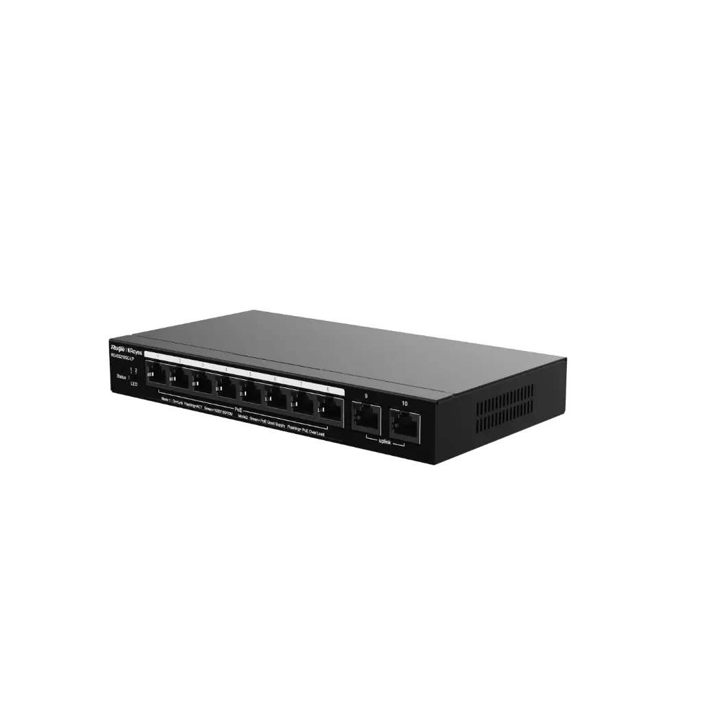 RUIJIE 10-Port Gigabit Smart Cloud Managed PoE Switch