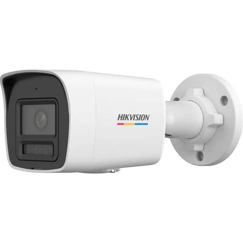 HIKVISION 6 MP ColorVu MIC with Smart Hybrid Light Fixed Bullet Network Camera,(SD card slot)