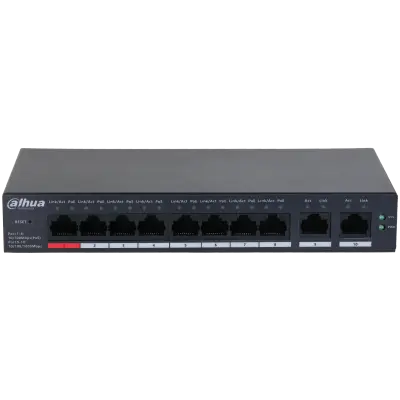 DAHUA 8-PORT 10/100MBPS+2PORT GIGABIT DESKTOP MANAGED SWITCH 