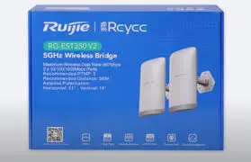 [RG-EST350 V2] RUIJIE 5GHz Dual-stream 802.11ac 5KM Wireless Bridge