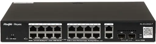 [RG-NBS3100-8GT2SFP-P] RUIJIE 8-Port Gigabit Layer 2 Cloud Managed PoE+ uplink (2 SFP) Switch