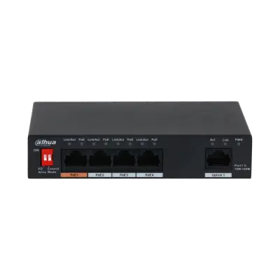 [DH-PFS3005-4ET-60] DAHUA 4-PORT 5-Port Unmanaged Desktop Switch with 4-Port PoE