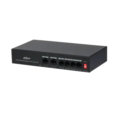 [DH-PFS3006-4ET-36] DAHUA 4-PORT 6-Port Fast Ethernet Switch with 4-Port PoE