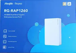 [RG-RAP1260] RUIJIE Wi-Fi 6 Dual-Band Wall Plate Access Point AX3000