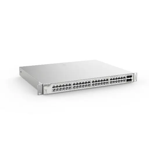 [RG-NBS3200-48GT4XS-P] RUIJIE 48-Port gigabit Layer 2 managed PoE switch, 4 SFP+ uplink