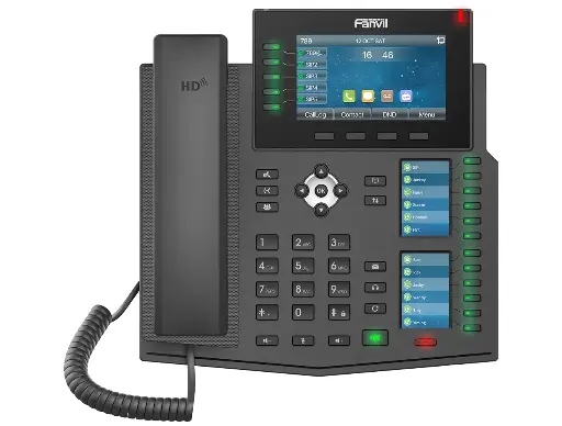 [X6U]  Fanvil X6U provides the direct access to instructions, aiming to offering greater flexibility, productivity, to exceed the different demands of businesses. Wideband codec of G.722 and Opus in this device delivers you an immersive HD audio experience in both high band and low band with the network.