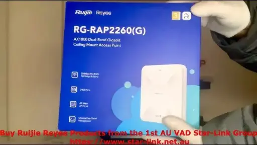 [RG-RAP2260(G)] RUIJIE CEILING MOUNT ACCESS POINT AX1800 DUAL-BAND GIGABIT (MESH) WIFI 6